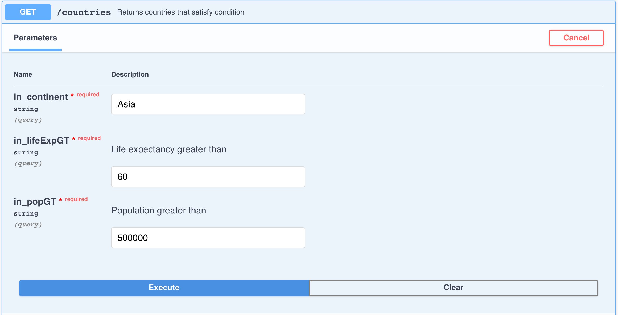 Image 3 - Testing out /countries endpoint